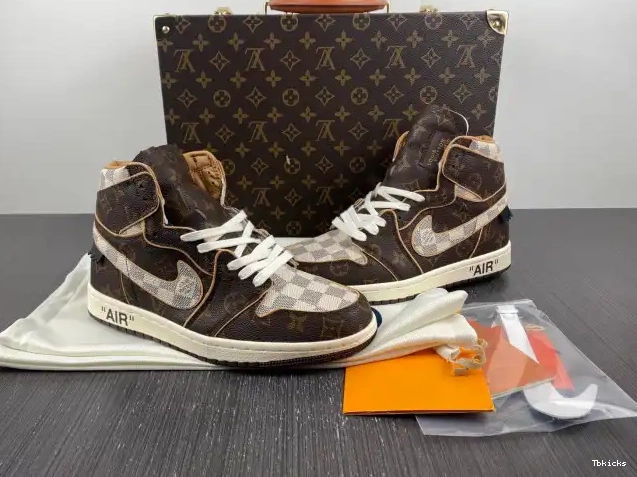 Reps TBK Jordan Air 1 OFF-WHITE LV x 0501